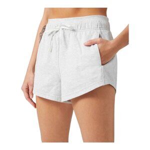 Lululemon Inner Glow 3" Short in Gray Workout Activewear Athleisure Women's 20